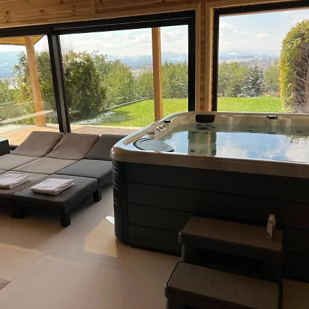 Domek Basen Sauna Jacuzzi Widok Na Tatry Villa Gostwica